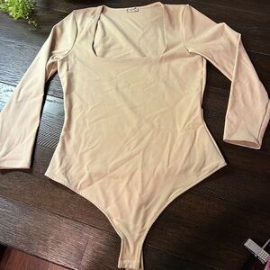 Intimately Free People Long Sleeve Bodysuit women’s Medium